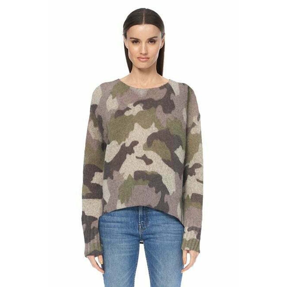 360 Cashmere NWOT Women's Dahlia Camo Cashmere Blend Sweater M